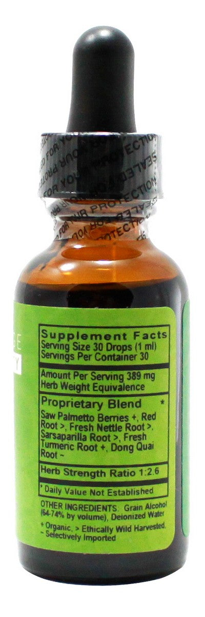 Men's Silver-  1 oz Liquid - Supplement Facts