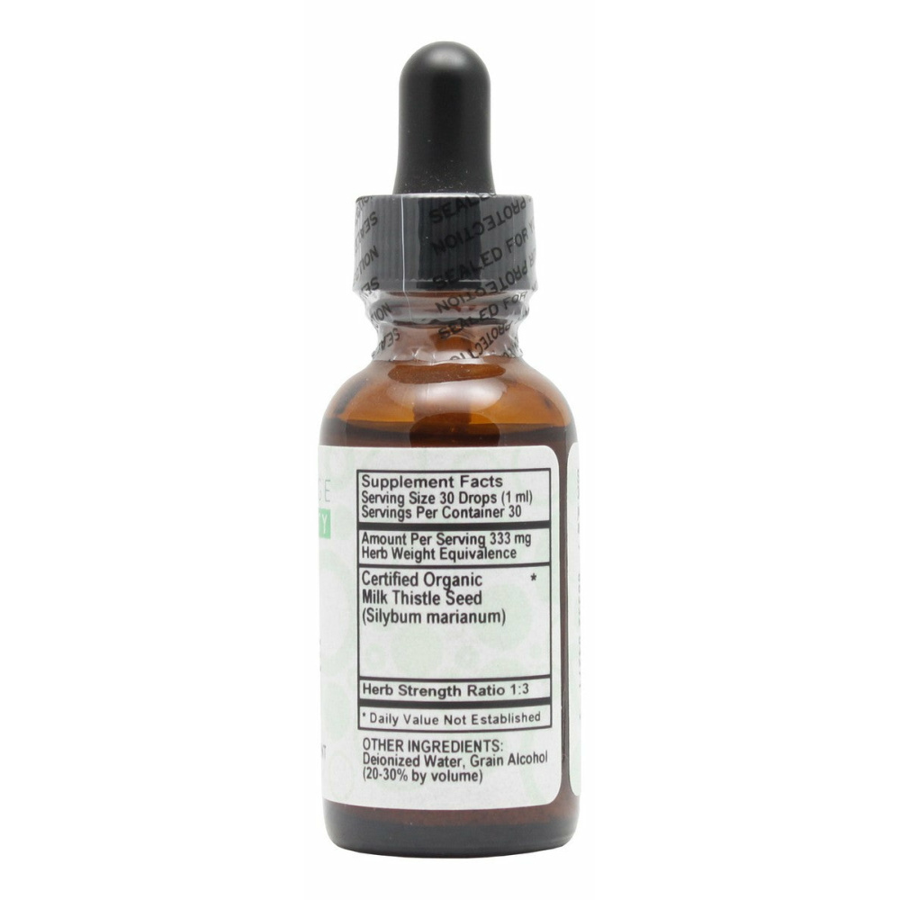 Milk Thistle - 1 oz Liquid - Supplement Facts