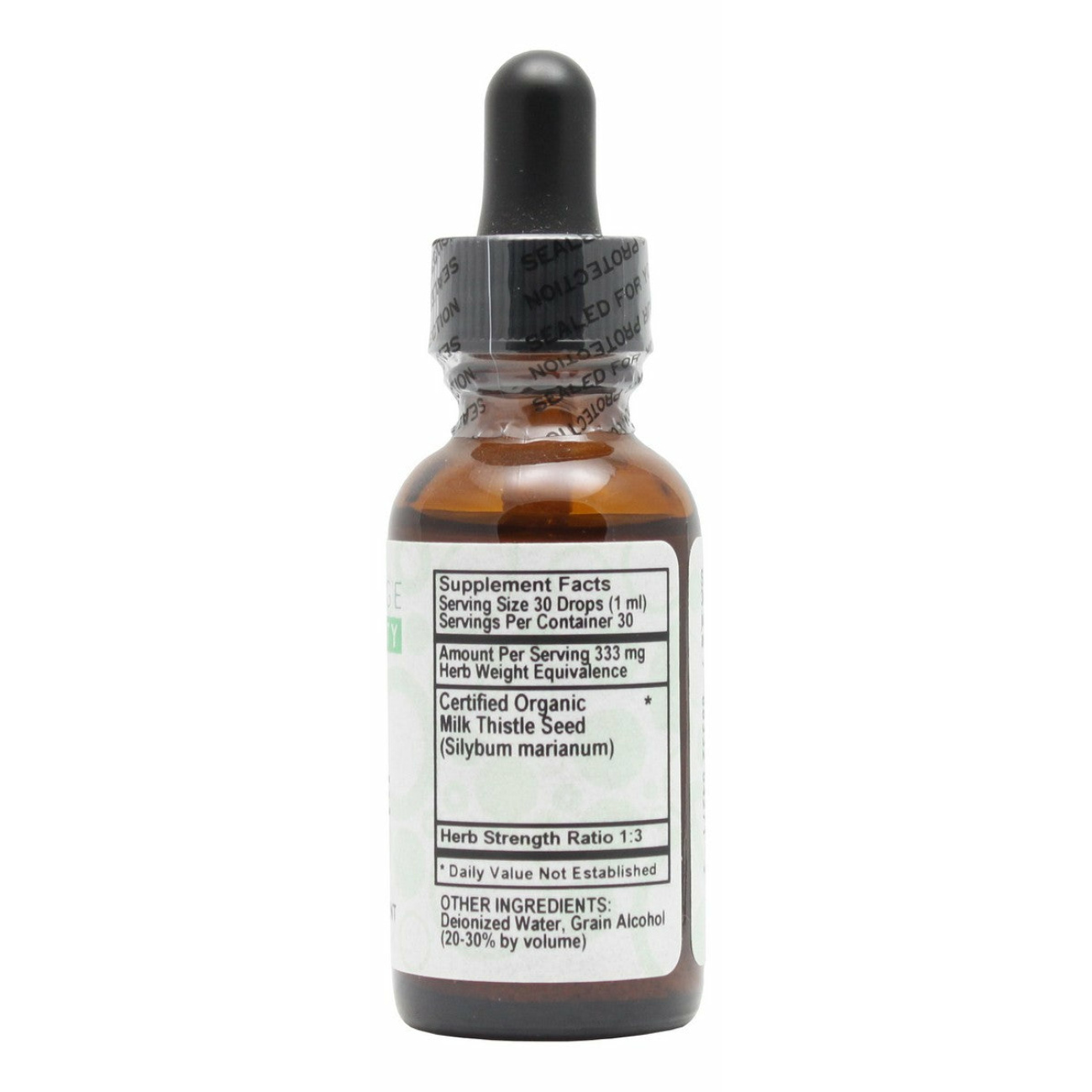 Milk Thistle - 1 oz Liquid - Supplement Facts