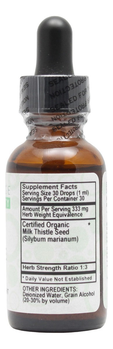 Milk Thistle - 1 oz Liquid - Supplement Facts