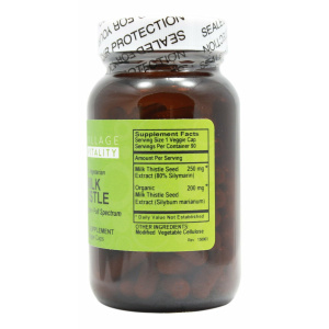 Milk Thistle - 90 Capsules - Supplement Facts