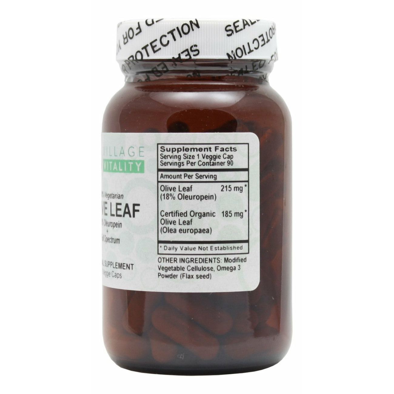 Olive Leaf - 90 Capsules - Supplement Facts
