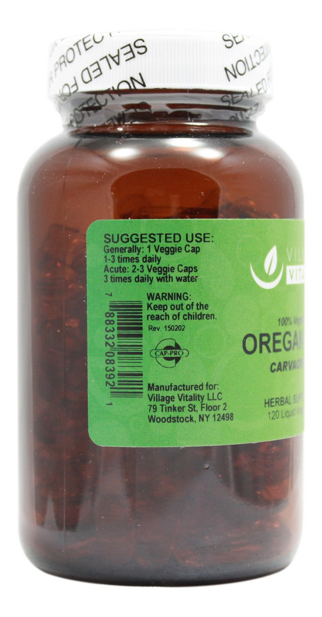 Oregano Oil - 120 Capsules - Info