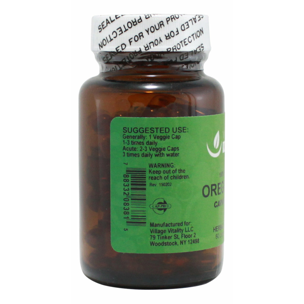 Oregano Oil - 60 Capsules - Info