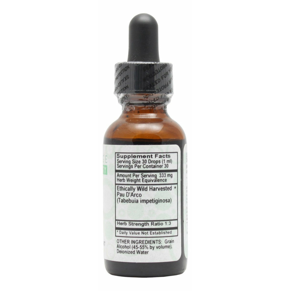 Pau D'Arco - 1 oz Liquid - Supplement Facts