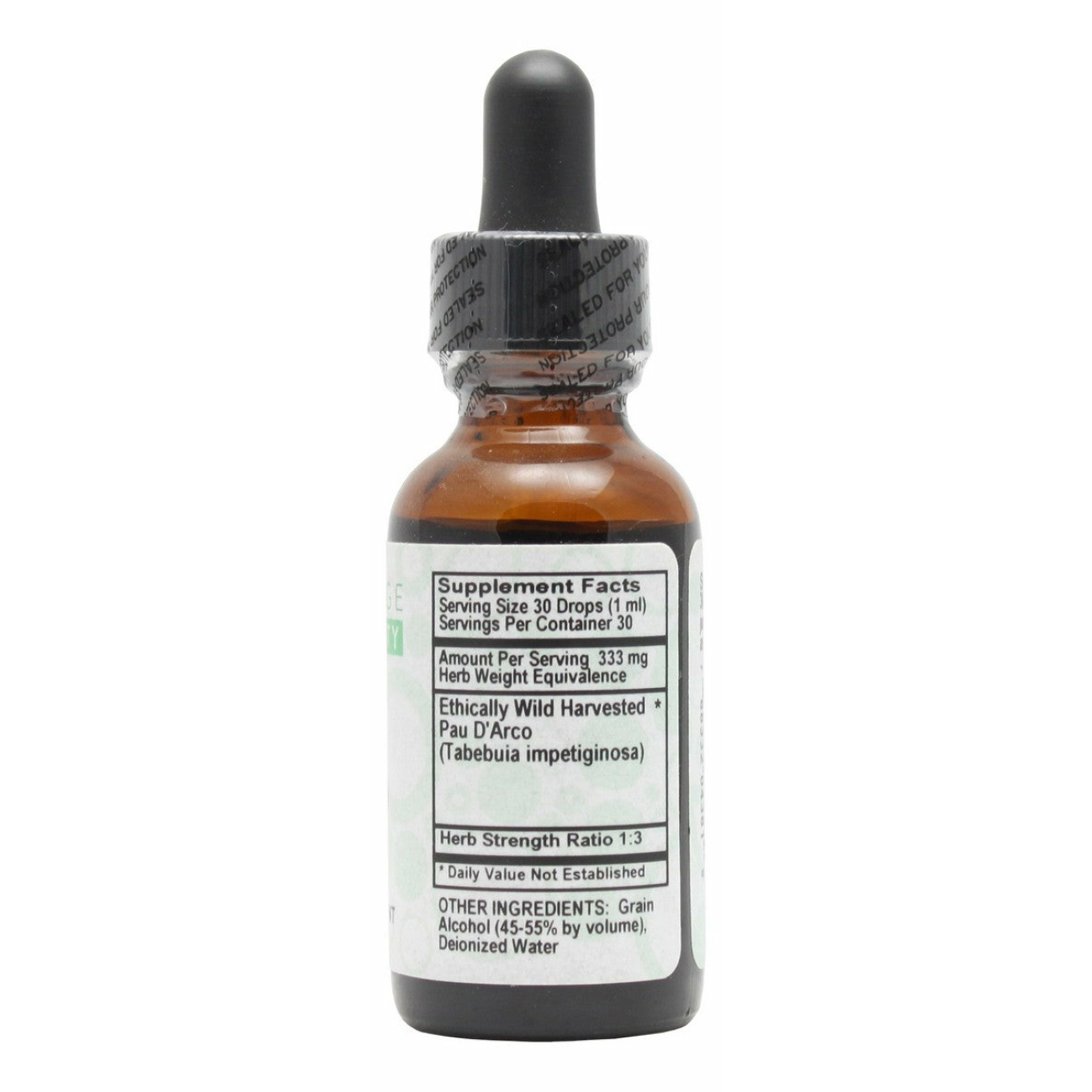 Pau D'Arco - 1 oz Liquid - Supplement Facts