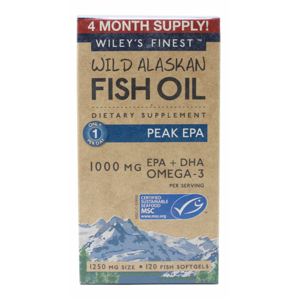 Peak EPA - 120 Softgels - Front