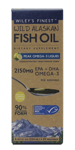 Peak Omega-3 Liquid - 8 oz - Front