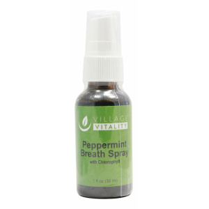 Peppermint Breath Spray with Chlorophyll - 1 oz Liquid - Front