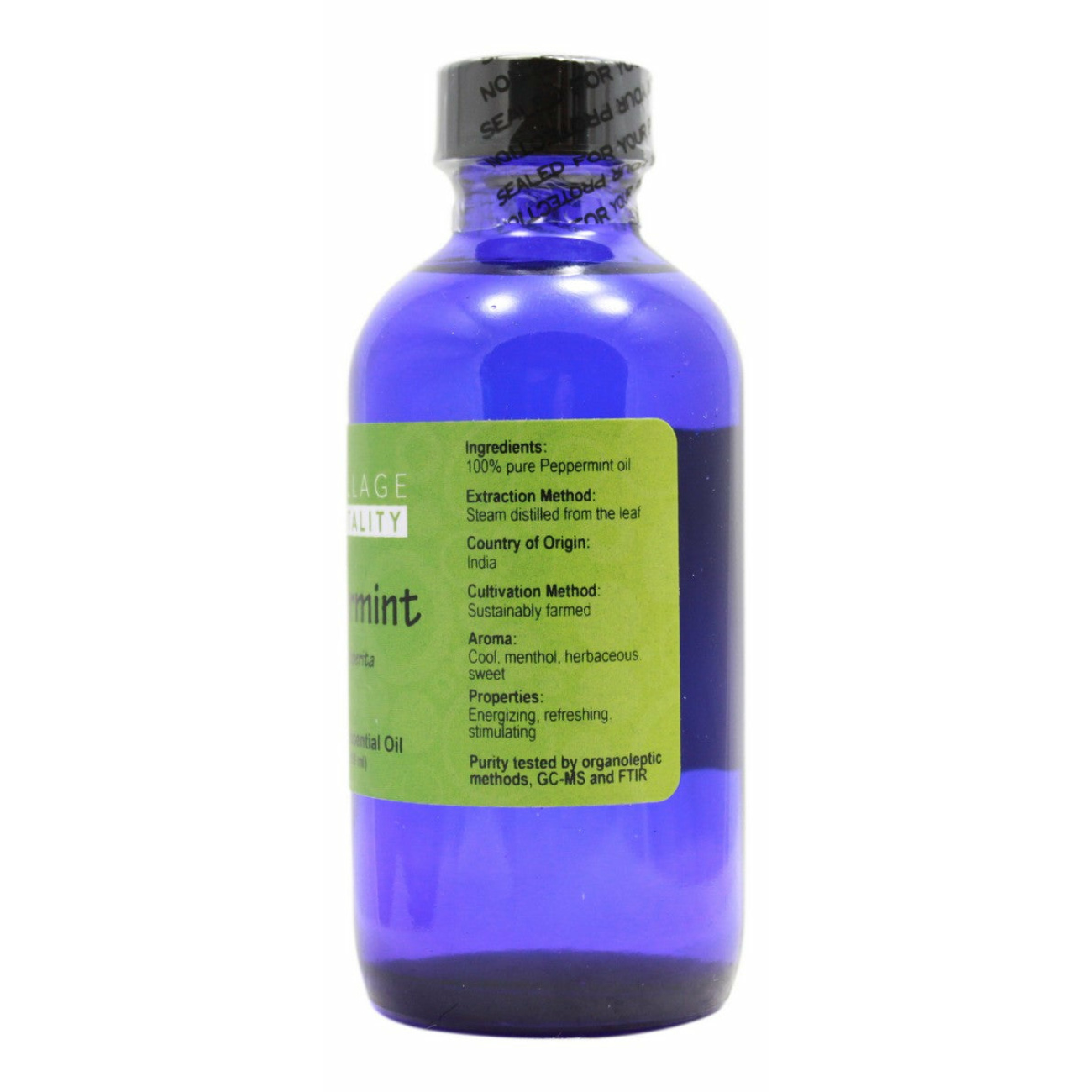 Peppermint Essential Oil - 4 oz - Supplement Facts