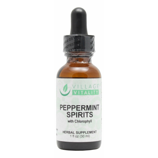 Peppermint Spirits in Organic Alcohol - 1 oz Liquid - Front