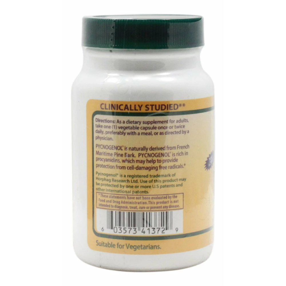 Pycnogenol 100 mg - 60 Capsules - Information