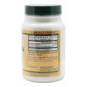 Pycnogenol 100 mg - 60 Capsules - Supplement Facts