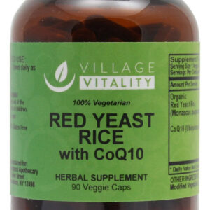 Red Yeast Rice with CoQ10 - 90 Capsules - Front