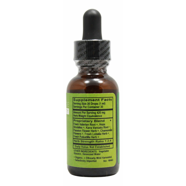 Relax Alcohol Free - 1 oz Liquid - Supplement Facts