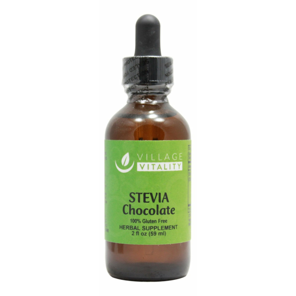 Stevia Chocolate Flavor - 2 oz Liquid - Front