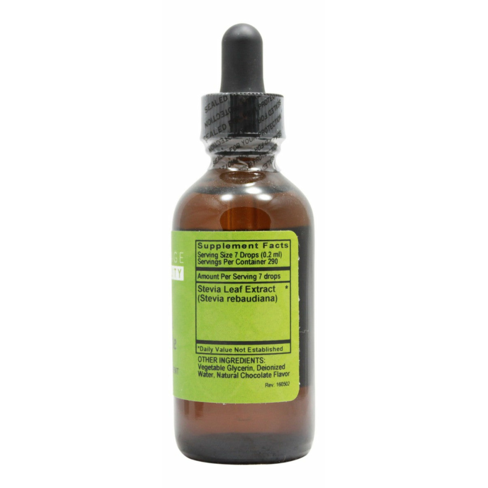 Stevia Chocolate Flavor - 2 oz Liquid - Supplement Facts