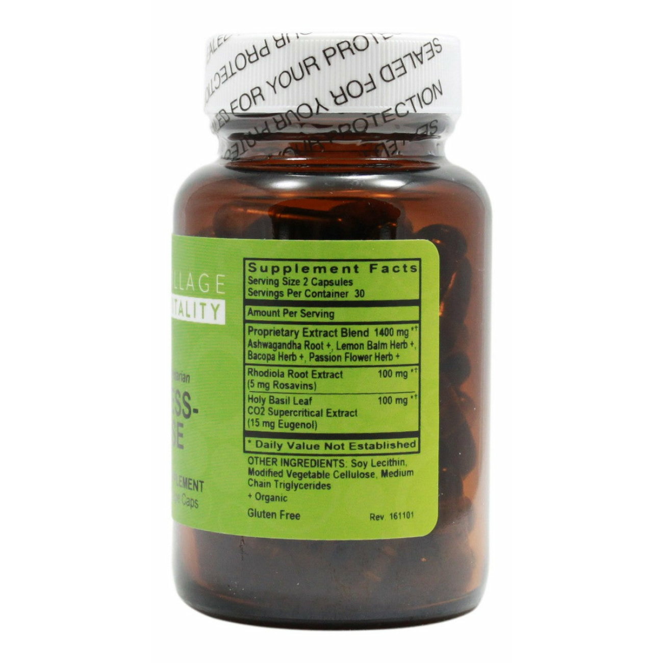 Stress-Ease - 60 Liquid Capsules - Supplement Facts
