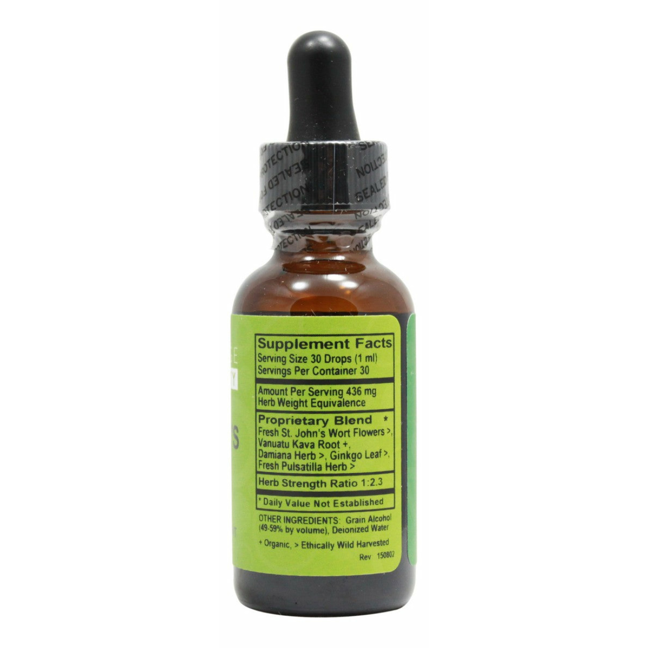 St. John's Tonic - 1 oz Liquid - Supplement Facts