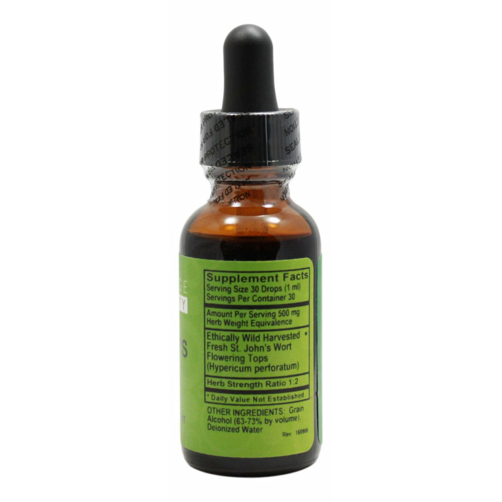 St. John's Wort - 1 oz Liquid - Supplement Facts