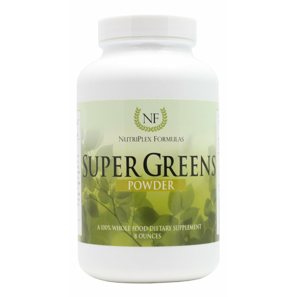 Super Greens - 8 oz Powder - Front