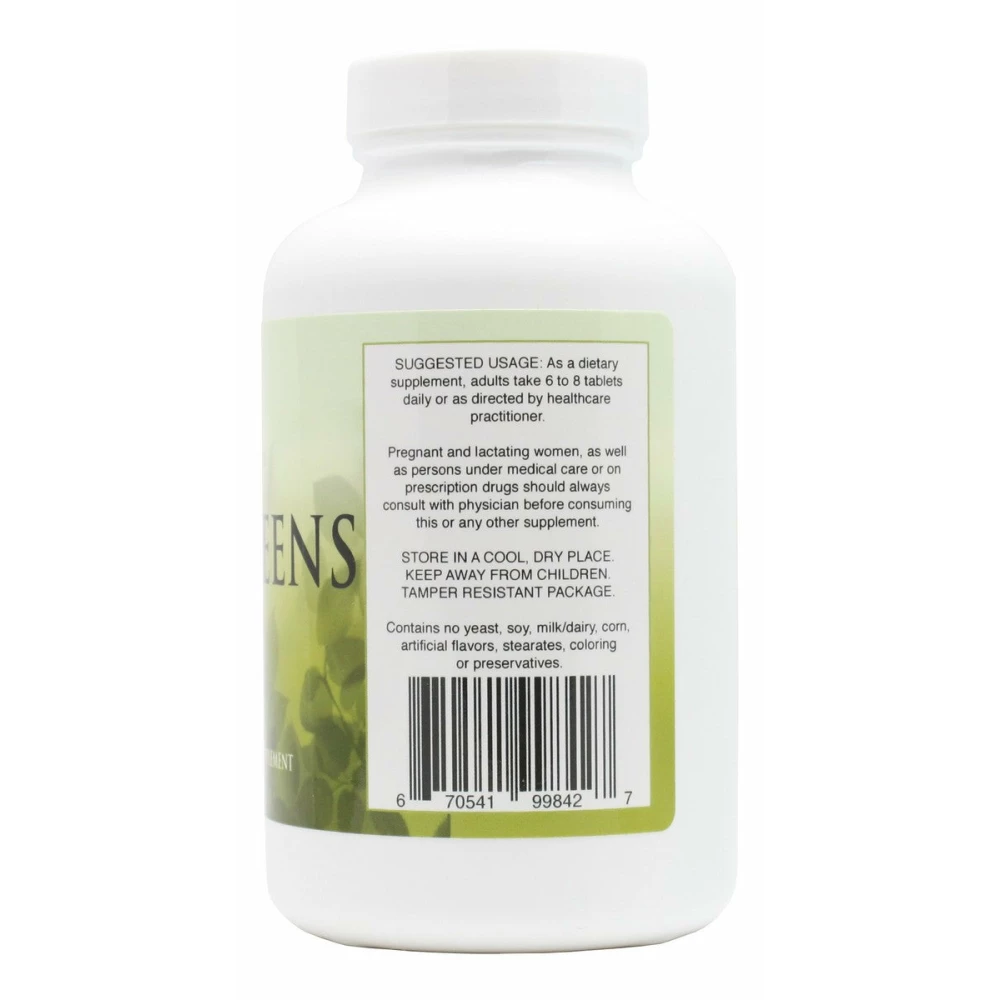 Super Greens - 250 Tablets - Information