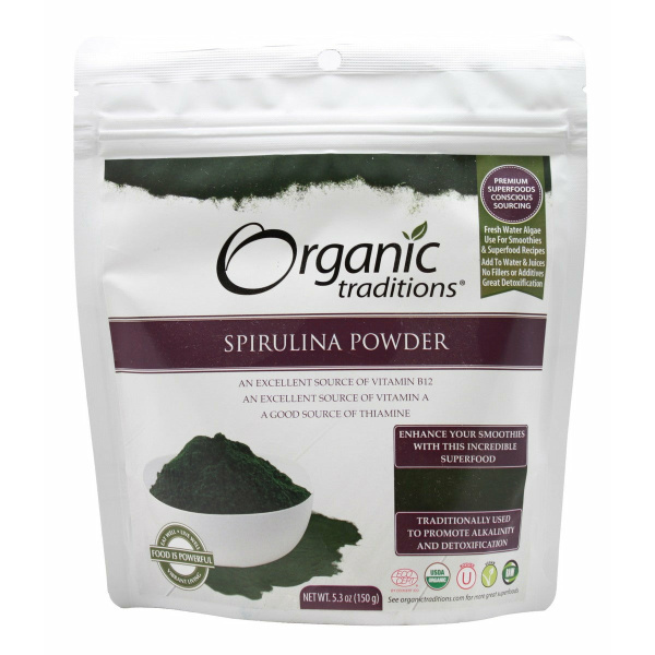 Spirulina Powder - 5.3 oz - Front