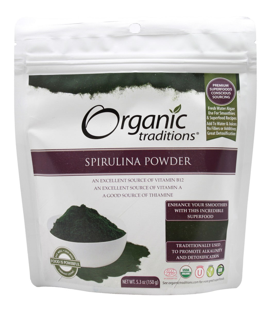 Spirulina Powder - 5.3 oz - Front