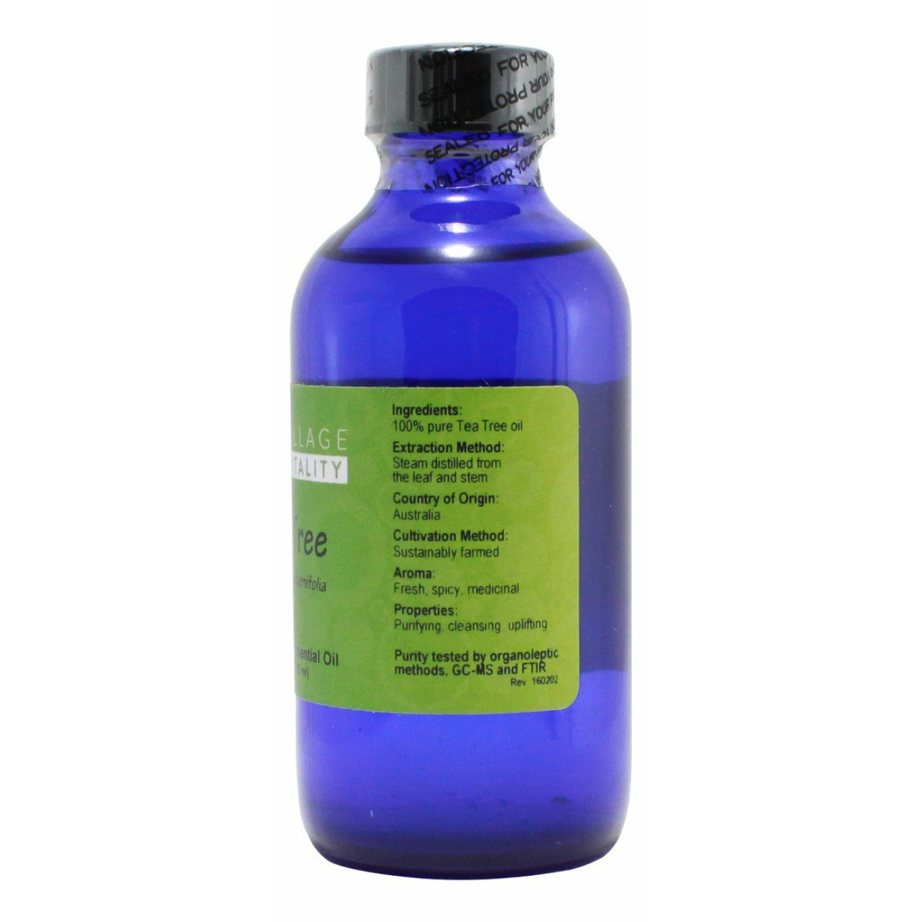 Tea Tree Essential Oil - 4 oz Liquid - Supplement Facts