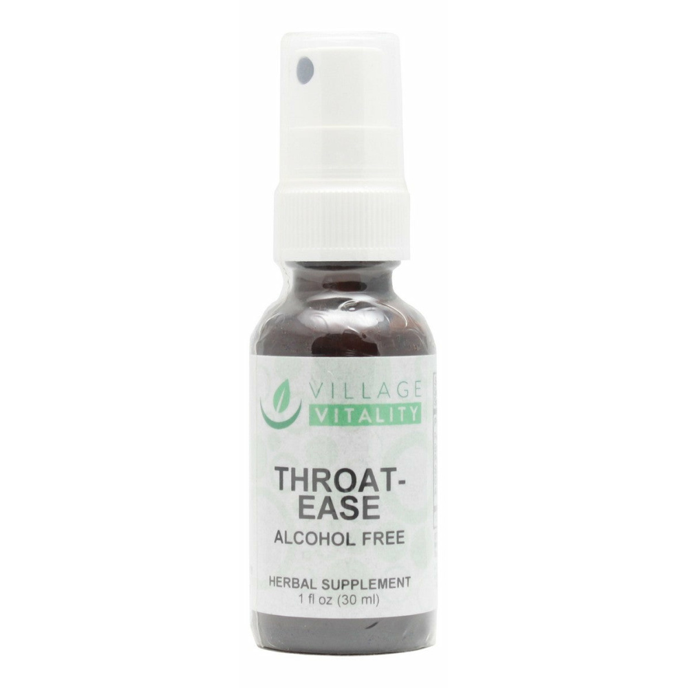 Throat-Ease Spray (Alcohol Free) - 1 oz Liquid - Front