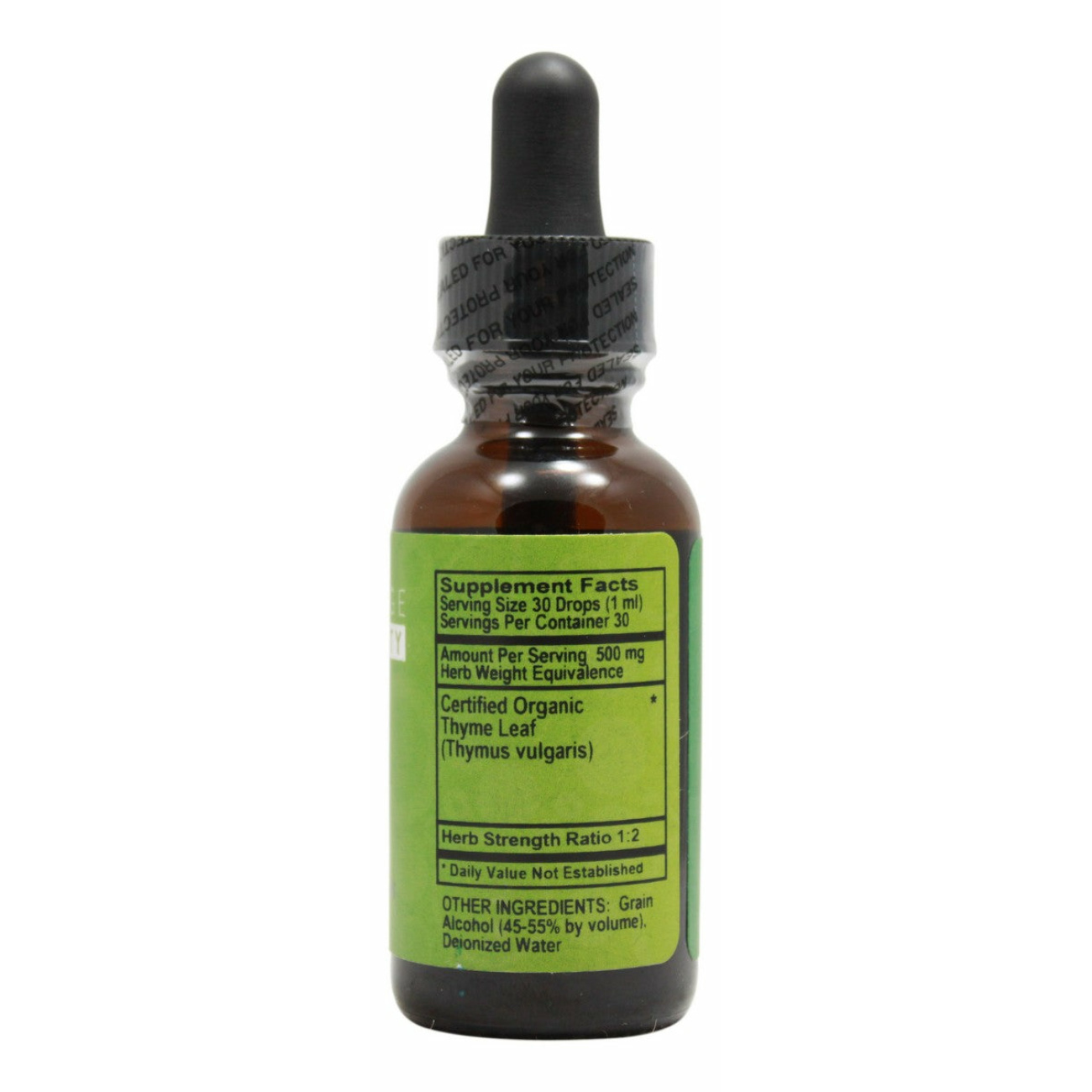 Thyme - 1 oz Liquid - Supplement Facts