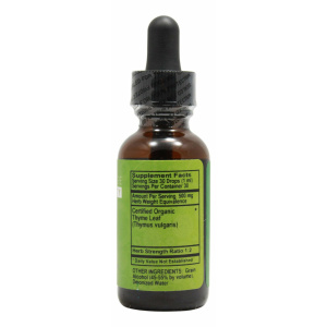 Thyme - 1 oz Liquid - Supplement Facts