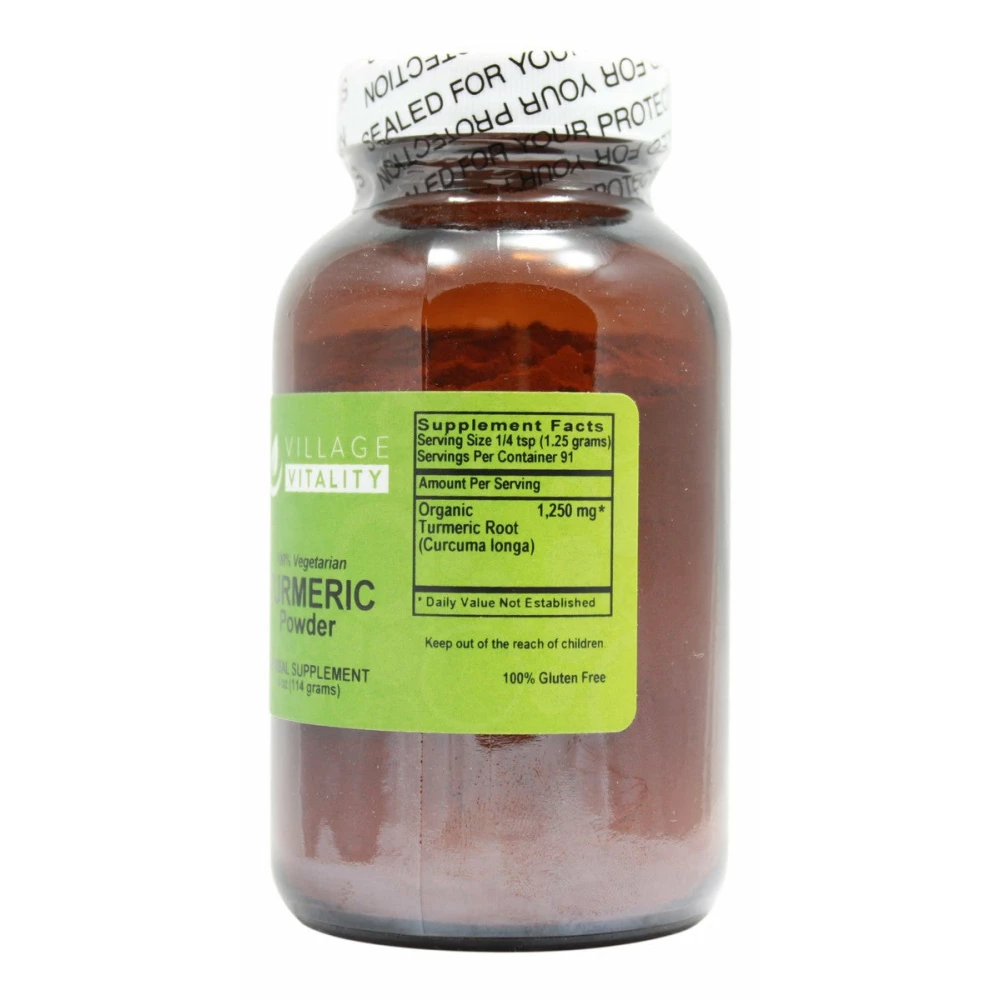 Turmeric Powder - 4 oz - Supplement Facts
