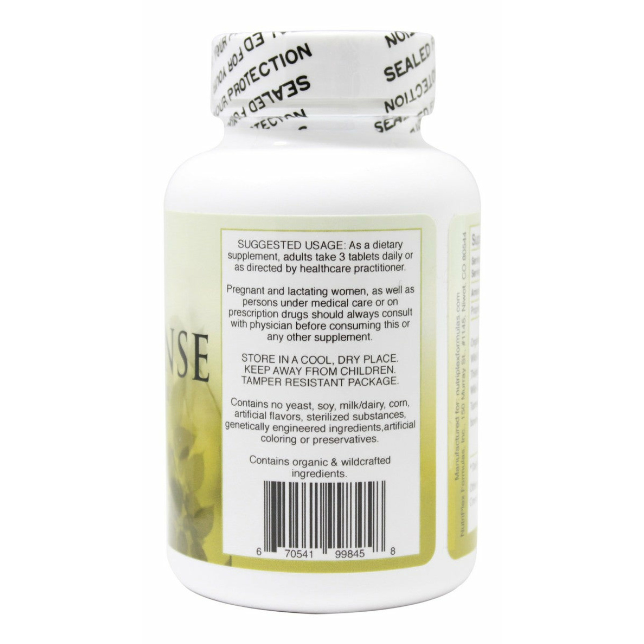 Vital Defense - 125 Tablets - Information
