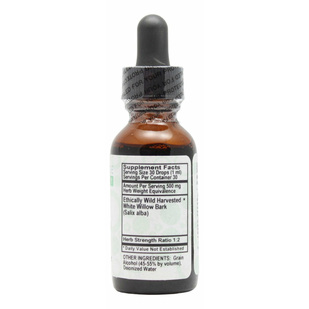 White Willow - 1 oz Liquid - Supplement Facts
