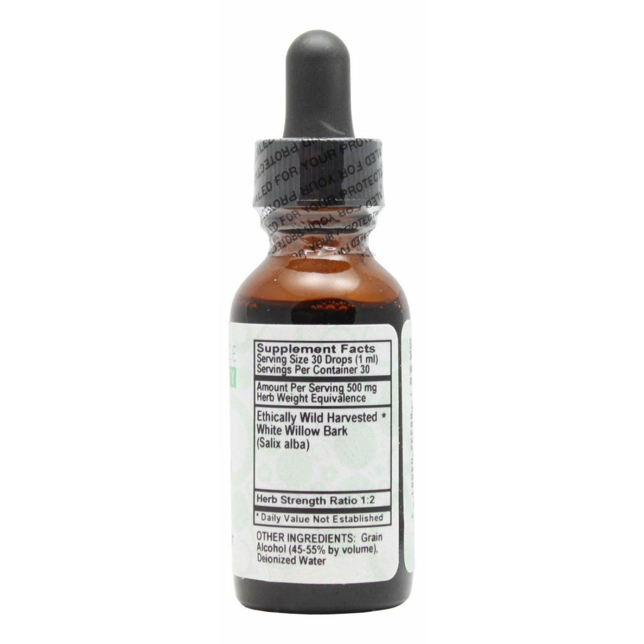 White Willow - 1 oz Liquid - Supplement Facts
