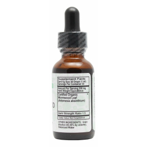 Wormwood - 1 oz Liquid - Supplement Facts