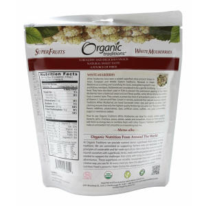 White Mulberries - 8 oz - Supplement Facts
