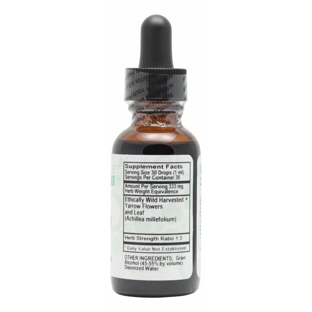 Yarrow - 1 oz Liquid - Supplement Facts