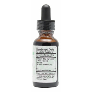 Yarrow - 1 oz Liquid - Supplement Facts