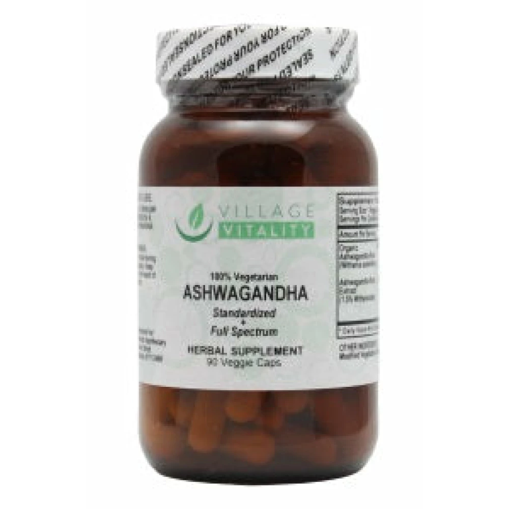 Ashwaganda - 90 Capsules - Front