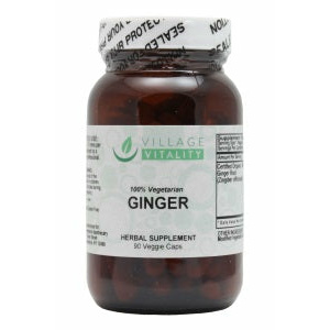 Ginger - 90 Capsules - Front