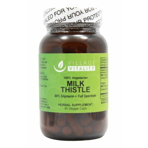 Milk Thistle - 90 Capsules - Front