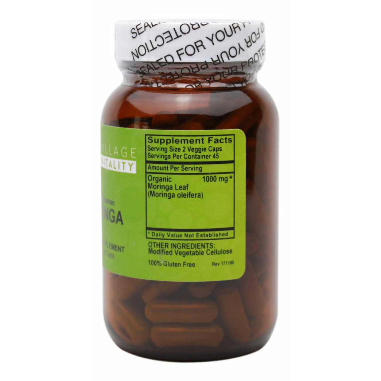 Moringa - 90 Capsules - Supplement Facts
