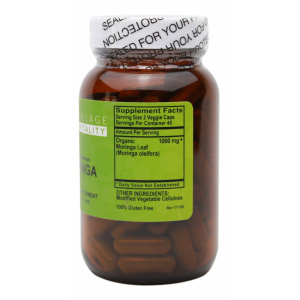 Moringa - 90 Capsules - Supplement Facts