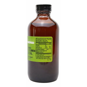 Organic Black Cumin Seed Oil - 8 oz - Supplement Facts