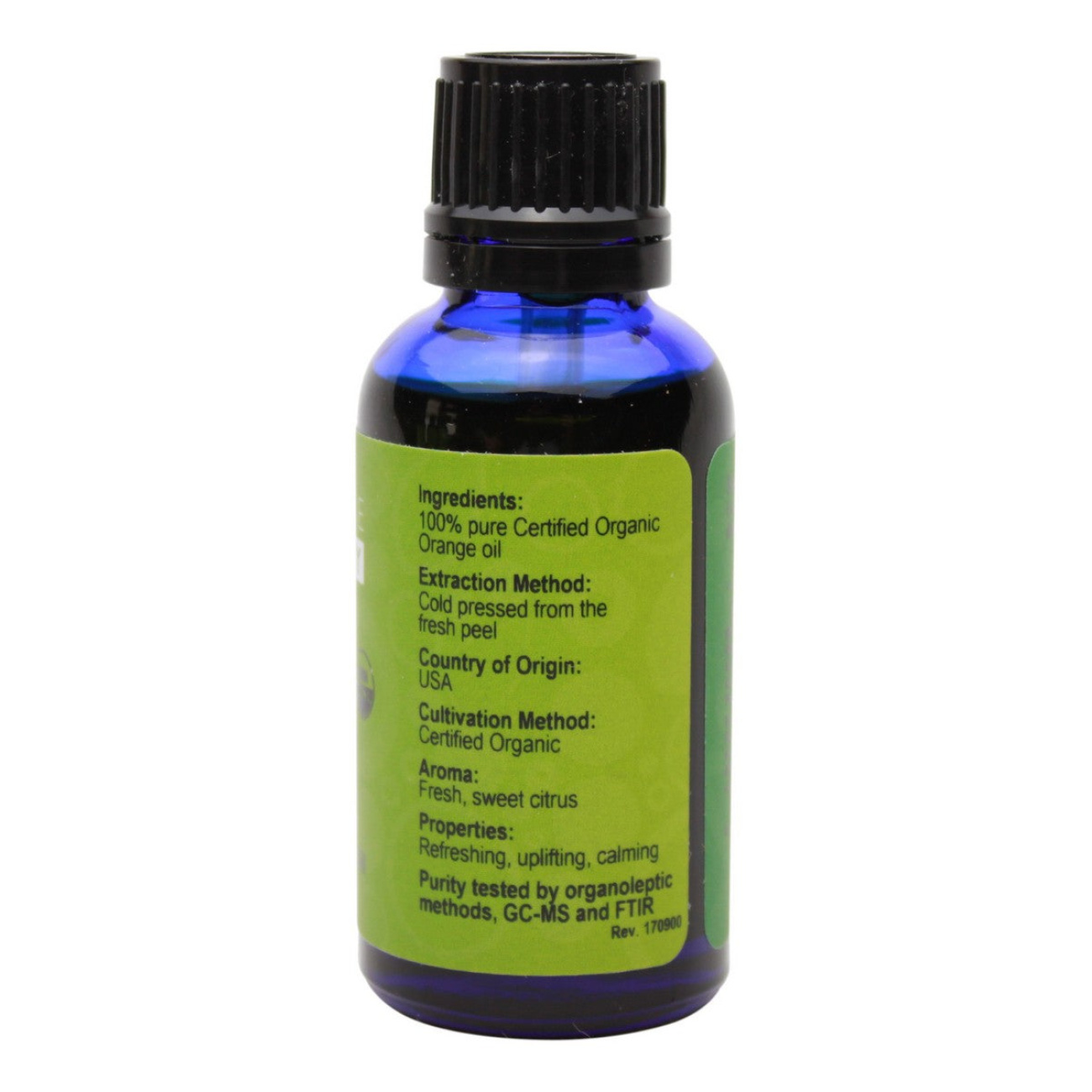 Organic Orange Essential Oil - 1 oz - Supplement Facts