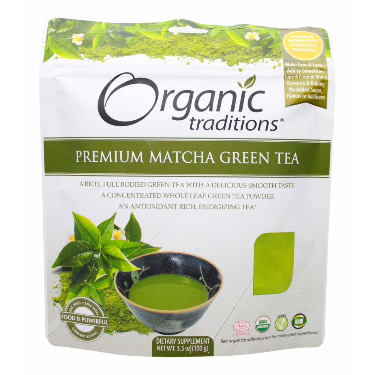 Premium Matcha Green Tea Pouch