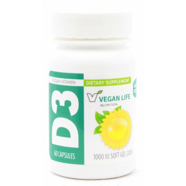 Vegan D3 1000 - 60 softgels