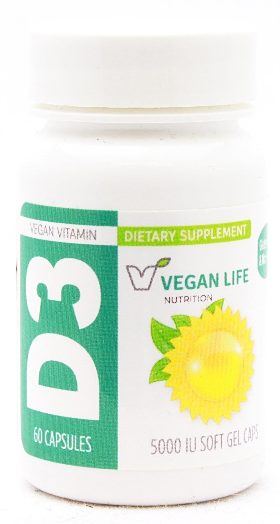 Vegan D3 5000 - 60 softgels
